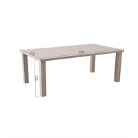 Odenhall Rectangular Aluminum Dining Table