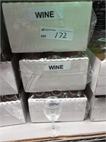 3 Boxes of 18 Wine Glasses