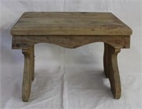 Wood step stool 15 X 9 X 11.5"H