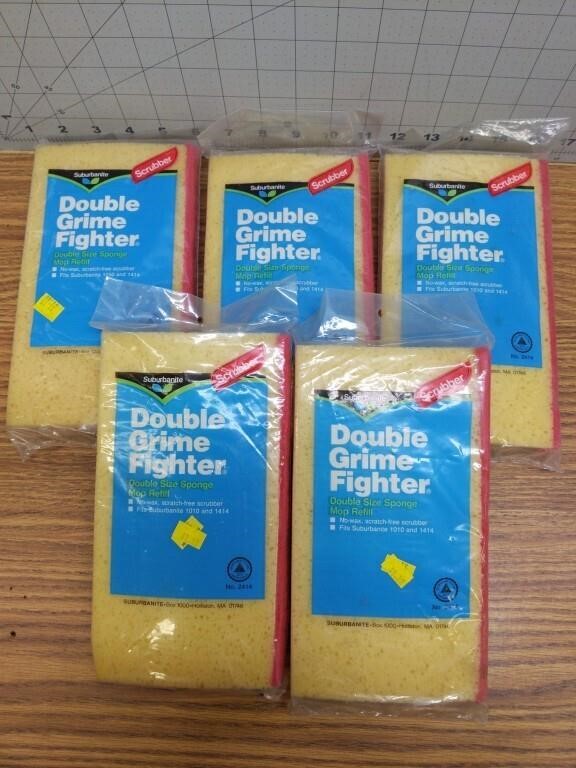 Double grime fighter mop refill lot