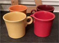 4 Fiesta coffee mugs