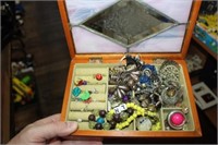 COSTUME JEWELRY IN BOX