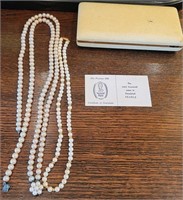 F - SIMULATED PEARLS NECKLACE (L155)