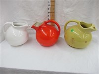 (3) Lemonade/water pitchers