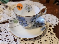 Embassyware bone chine teacup/saucer numbered