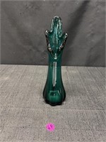 Dark Blue Green Vase