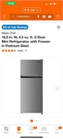 Magic Chef 4.5 cu. ft. 2-Door Mini Refrigerator