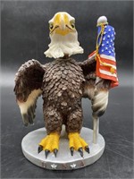 American Bald Eagle w/Flag Bobblehead