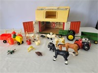 Fisher Price Family Play Farm building and