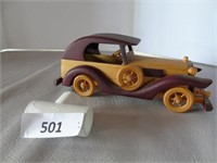 Wooden car 2-tone