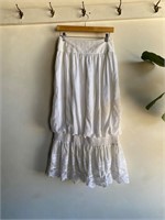 80's Gunne Sax White Skirt
