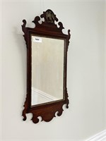 Federal Style Mahogany Mirror with Eagle Crest
