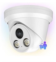 ($129) 8MP Full Color PoE IP Camera with F1.0