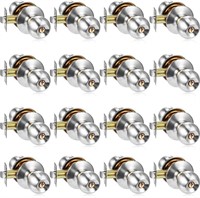 18 Pcs Door Knob with Lock and Key