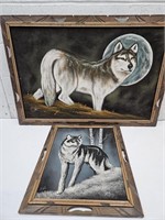 Velvet Wolf Pictures 19" wide & 40" wide