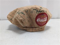 Rare Vintage 1950's Cream Coca-Cola Delivery Hat