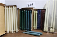 ASSORTED TAPERED CANDLES