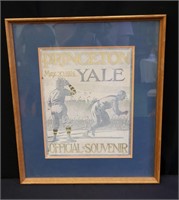 1914 Yale/Princeton Baseball Program Cover