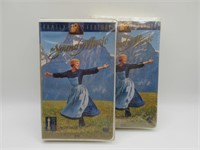 2 VHS "THE SOUND OF MUSIC" -ONE UNOPENED