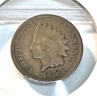 1891 Indian Head Cent