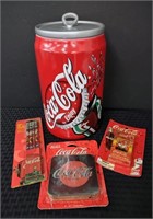 Vtg Coca-Cola Lot-Cookie Jar, Pencils, Cards, Etc.