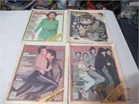 4 Rolling Stone Magazines 1980