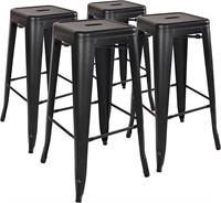 Metal Bars Stools Set of 4