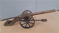 SMALL UNIQUE BRASS CANNON - UNTESTED