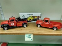 (1/24) 1953 Chevy Wrecker, (1/24) 1955 Chevy -