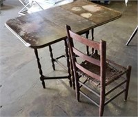 Vintage Table & Vintage Chair
