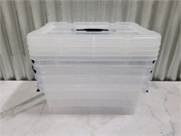 All in One Clear Storage Boxes with lids