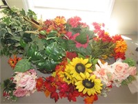 Artificial Flowers Box is 16" T
