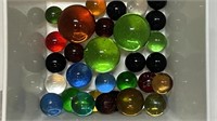 Various Size "Clearie" Marbles