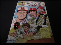 Pete Rose signed comic book JSA COA