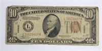 1934 U.S. $10 HAWAII NOTE