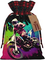 Dirt Bike Motorcross Reusable Gift Bags for Kids
