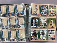 1995 score baseball cards in binder