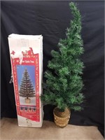 48" Fiber Optic Happy Holidays Christmas Tree -