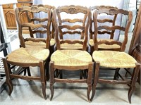 Dining Chairs with Rush Seats