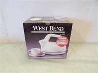 NEW WEST BEND 1 QT ELECTRIC WHISTLING TEA KETTLE