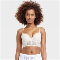 Women's Lightly Lined Demi Longline Bra - Auden