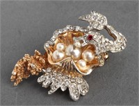 Christian Dior Vintage Sea Dragon Brooch