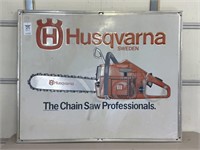 57. Husqvarna The Chain Saw Professionals Sign