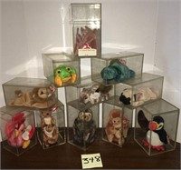 Vintage Beanie Baby Lot in individual Boxes