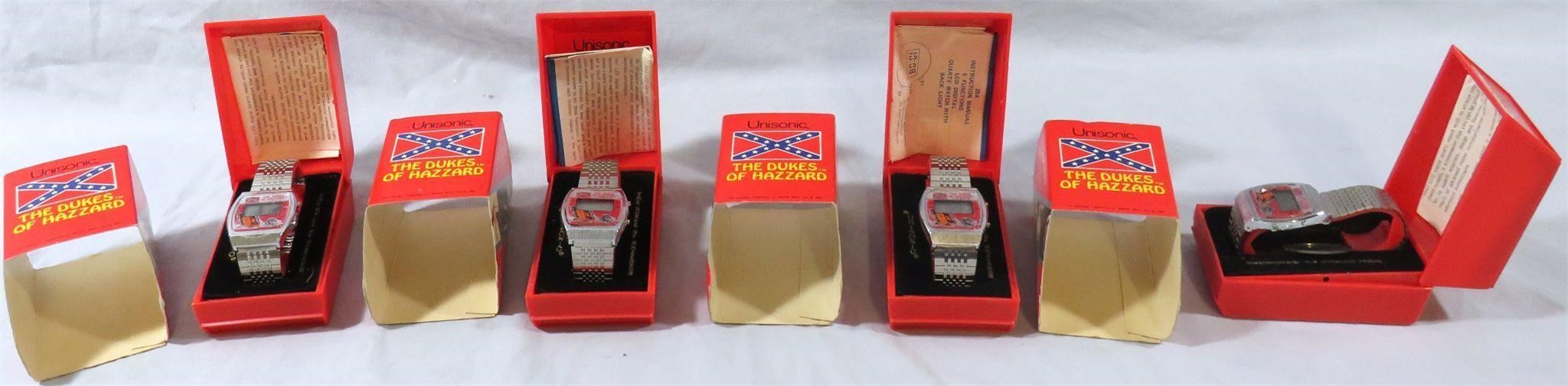 4- 1981 UNISONIC DUKES OF HAZZARD WATCHES-IOB