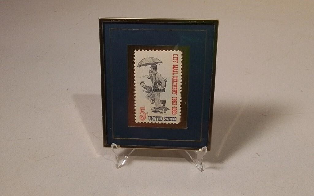 Ltd. Ed. US City Mail Delivery Stamp