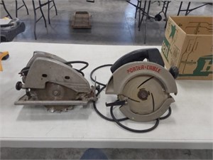 2 electrical circular saws