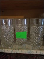 SET OF 7 WEXFORD GLASSES
