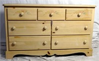 Vaughan White Washed Long Dresser Chest