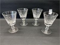 4 pinwheel glasses 4"